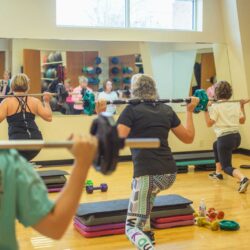 Photo of a strength class at Parkside Fitness