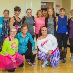 Photo of a Zumba class at Parkside Fitness